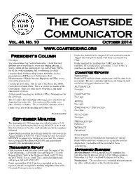 CARC Newsletter October 2014