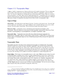 Chapter 13.2: Topographic Maps 1