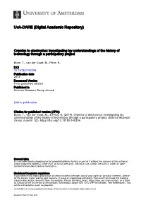 Oramics to Electronica: Investigating Lay Understandings of the History of Technology Through a Participatory Project