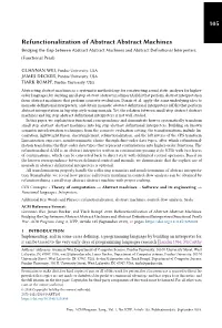 Refunctionalization of Abstract Abstract Machines Bridging the Gap Between Abstract Abstract Machines and Abstract Definitional Interpreters (Functional Pearl)