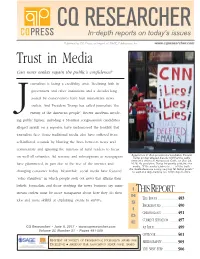 CQR Trust in Journalism