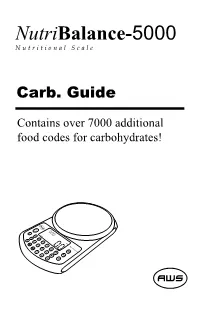 Nutribalance-5000 Nutritional Scale