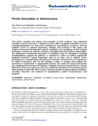 Penile Anomalies in Adolescence