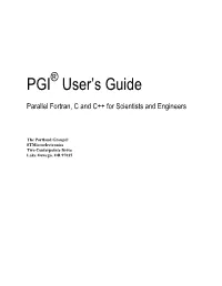 PGI Fortran Guide