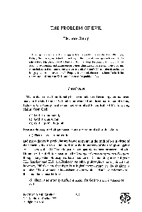 The Problem of Evil
