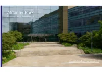 Alderley Park Development Framework
