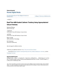 Real-Time MRI-Guided Catheter Tracking Using Hyperpolarized Silicon Particles