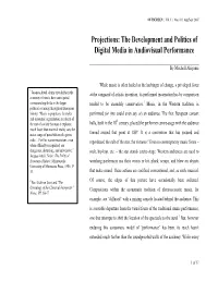 The Development and Politics of Digital Media in Audiovisual Performance