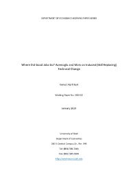 Acemoglu and Marx on Induced (Skill Replacing) Technical Change