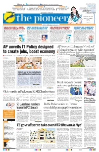 AP Unveils IT Policy Designed to Create Jobs, Boost Economy