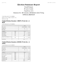 Election Summary Report