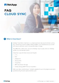 Faq Cloud Sync