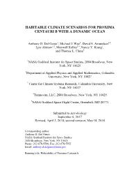 Habitable Climate Scenarios for Proxima Centauri B with a Dynamic Ocean