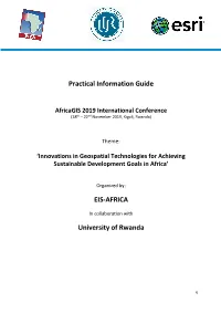 Practical Information Guide EIS-AFRICA University of Rwanda
