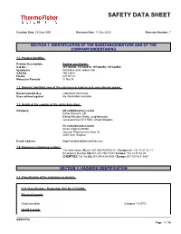 Safety Data Sheet