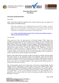 Ateneofactcheck 2013 First Brief