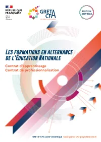 Formations En Alternance 2021