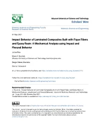 Impact Behavior of Laminated Composites Built with Fique Fibers and Epoxy Resin: a Mechanical Analysis Using Impact and Flexural Behavior