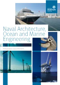 Naval Architecture, Ocean and Marine Engineering