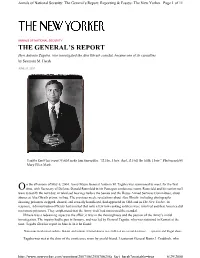 The General's Report
