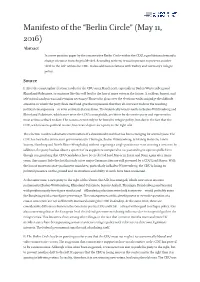 German History Intersections