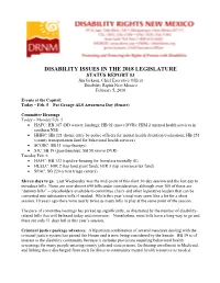 Legislative Report #3