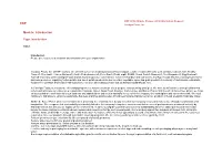 Module: Introduction