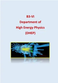 Evaluative Report of the Departments/Centres in TIFR