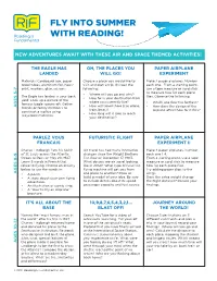 Fly Into Summer with Reading!