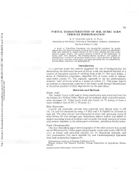 Partial Characterization of Soil Humic Acids Through Biodegradation1