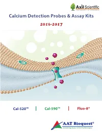 Calcium Detection Probes & Assay Kits
