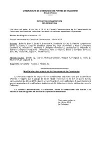 Modifications Des Statuts