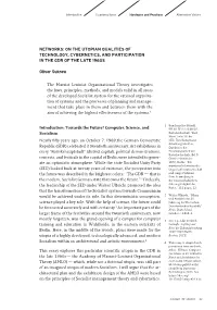 On the Utopian Qualities of Technology, Cybernetics, and Participation in the Gdr of the Late 1960S