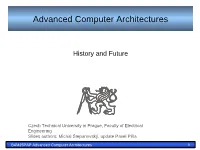 PAP Advanced Computer Architectures 1 ISA Development History