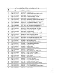 SC/TO Successful Candidates for Psychometric Test Sl