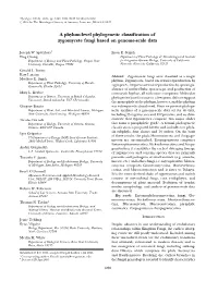A Phylum-Level Phylogenetic Classification of Zygomycete Fungi Based on Genome-Scale Data