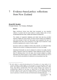 Chapter 7 Evidence-Based Policy