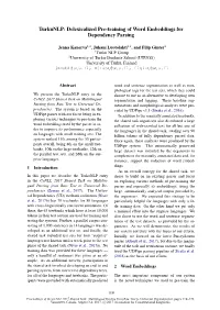 Conll-2017 Shared Task