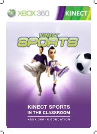 Kinect Sports in the Classroom