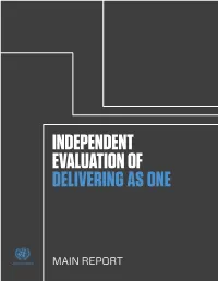 Evaluation of Delivering As One