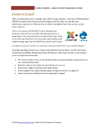 Joomla Vs Drupal - Website Content Management Systems]