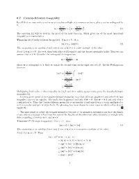 6.7 Cauchy-Schwarz Inequality