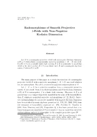 Endomorphisms of Smooth Projective 3-Folds with Non-Negative Kodaira Dimension