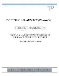 Student Handbook
