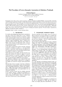 The Procedure of Lexico-Semantic Annotation of Składnica Treebank
