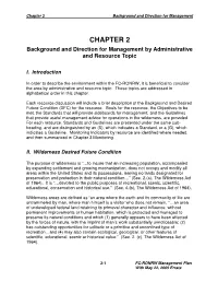 Chapter 2 Background and Direction for Management