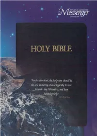 "Peopk Who Think the Scriptures Should Be the Sole Authority, Should