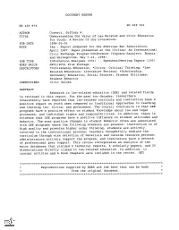 Understanding the Value of Law Related and Civic Education 34P
