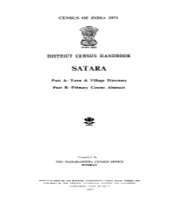 District Census Handbook, Satara, Part