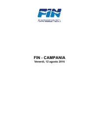 Rassegna Completa 12/08/2016